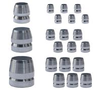 Kit di 21 cunei in acciaio con manico rotondo e cunei per martello