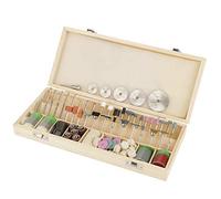 Kit di 242 pezzi di accessori per utensili rotanti, multifunzione per lucidatura, affilatura, taglio e incisione, con scatola di legno