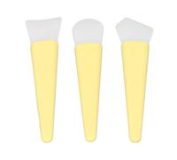 Kit Di 3 Applicatori In Silicone Resefinem Morbidi E Leggeri Per Uso Ripetuto Ideale Per Casa Viaggi E Feste Colore Giallo Con Dimensioni Adatte Per L Applicazione Di Maschere E Prodott