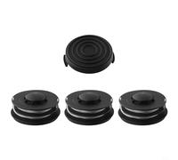 Kit di 3 bobine di ricambio per tosaerba, con tappo di copertura per bobina, per Einhell GC-ET 4530 3405685