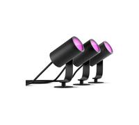 Kit di 3 Fari Intelligenti per Esterni Philips Hue Lily Nero