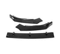 Kit di 3 paraurti anteriore per auto, spoiler, diffusore, deflettore, protezione, nero/fibra di carbonio, compatibile con VW Passat 2020(Carbon Fiber Look)