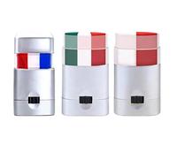Kit di 3 pezzi per pittura viso torneo di calcio, bastoncini di vernice per il viso con bandiera del Canada, Messico, USA, applicatori di vernice per corpo e viso, 2.8 x 1.6 in / 7 x 4 cm, accessori