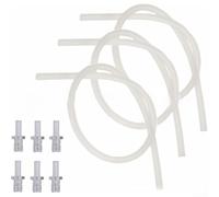 Kit di 3 tubi in silicone per latte con 6 connettori per capezzoli per integrazione senza soluzione di continuità in Z5 Z6 Z7 Z8 per sistemi di schiumatura macchina da caffè