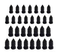 Kit di 30 chiodi per riparazione pneumatici, 2 misure, chiodi a vite in gomma per auto, moto, camion e bici senza camera d'aria, con scatola portaoggetti