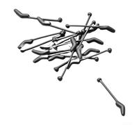 Kit di 30 manicotti in silicone per pesca alla carpa D-Rig Preparazione e posizionamento gancio allineatore nella pesca inferiore (piccolo)