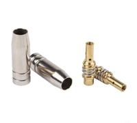 Kit di 30 ugelli MIG per torcia di saldatura MB15 15AK 14AK MAG compatibile con HITBOX MIG200 MIG250 MT2000 HBM1200 include 0,8 mm .0 mm