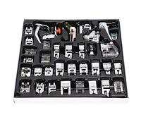 Kit di 35 piedini per macchina da cucire multifunzionali in metallo, set di piedini per macchina da cucire, accessorio per cucito domestico con 35 tipi di piedini per,