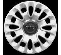 Kit di 4 copricerchi adattabili - per FIAT 500L modello 2012 - diametro 15" - non originali