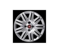 Kit di 4 copricerchi adattabili - per FIAT DOBLO' Restyling modello 2005 (LOGO ROSSO) - diametro 14" - non originali