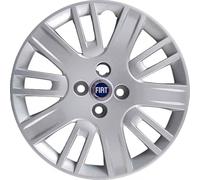 Kit di 4 copricerchi adattabili - per FIAT DOBLO' Restyling modello 2006 (LOGO BLU) - diametro 15" - non originali
