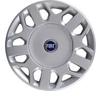 Kit di 4 copricerchi adattabili - per FIAT MULTIPLA Restyling modello 2004 (LOGO BLU) - diametro 15" - non originali