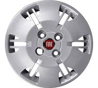 Kit di 4 copricerchi adattabili - per FIAT PANDA NEW Dynamic (LOGO ROSSO) - diametro 13" - non originali