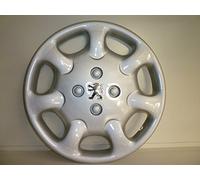 Kit di 4 copricerchi adattabili - per PEUGEOT 206/306 / 406/806 / Ranch/Partner/Bipper - diametro 15" - con logo cromato - non originali