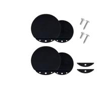 Kit di 4 flapper marini per valvole di drenaggio per barche - Ricambio copertura di scarico in elastomero termoplastico compatibile con modelli Fsrk-3-dp 1.87 1.57 nero