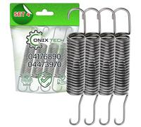 Kit di 4 Molle per il Tamburo della Lavatrice con Codice Originale 4176890 e 4473970 Compatibile per Miele - Garanzia di 5 Anni - ONIX TECH