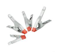 Kit di 4 morsetti a molla in metallo con punte in gomma per una presa antiscivolo, multi formato 4 9 pollici strumento da officina per la lavorazione del legno