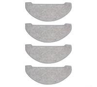 Kit di 4 panni di ricambio per robot aspirapolvere Vexilar W9, in microfibra, progettati per una facile sostituzione e cura del pavimento