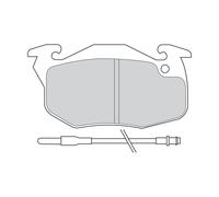 Kit Di 4 Pastiglie Freno Ferodo Fdb393d