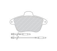 Kit Di 4 Pastiglie Freno Ferodo Fdb746