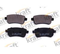 Pastiglie freno Assale posteriore 6015112 KRAFT AUTOMOTIVE per RENAULT FLUENCE