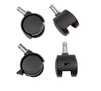 Kit di 4 ruote - Accessorio per pattumiere automatiche (Majestic, Daytona, Silverlake, Parkside)