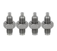 Kit di 4 viti di regolazione della valvola in lega di alluminio M6 con dadi e bulloni for CG125