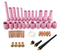 Kit di 46 pezzi per lenti a gas TIG per torce WP-9 20 25 | Include ugelli e tappi posteriori | Compatibile con Miller Diamondback DB9 DB20 DB26 e SR Series