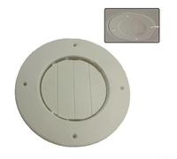 Kit di 5 coperture per prese d'aria da soffitto per camper, per condotti da 10,2 cm con feritoie regolabili per gestire la direzione dell'aria nelle case mobili (confezione da 5, 20 viti)