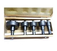 KIT DI 5 FRESE A TAZZA HSS DENTI IN METALLO DURO DA 18 30 32 35 55 MM PER MURO