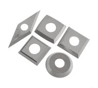 Kit di 5 inserti in carburo progettato specificamente per l'eccellenza della tornitura del legno