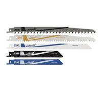 wolfcraft Set di lame per elettroseghe a gattuccio da 5 pezzi, 3599000