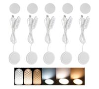 Kit di 5 lampadine a LED per stampanti 3D, 5 V, 3000 - 6400 K, temperatura di colore 3D, per stampanti 3D, vetrine, librerie