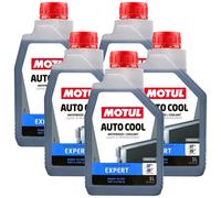 KIT DI 5 LITRI OLIO MOTUL AUTO COOL EXPERT ULTRA -37C REFRIGERANTE ANTIGELO