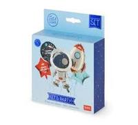 kit di 5 palloncini per festa di compleanno - LET'S PARTY space