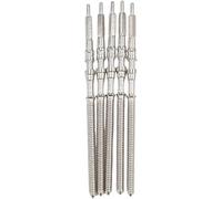 Kit di 5 pezzi di ricambio per orologio con stelo in acciaio per orologio NH35 NH36 NH38 NH39, accessori e strumenti di riparazione, argento