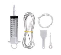 Kit di 5 strumenti per la pulizia del foro di scarico del frigorifero, spazzola per frigorifero, scarico del foro di scarico, draga, strumento di deformazione del tubo, raschietto