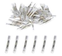 Kit di 50 connettori termorestringenti, 26-24 AWG, trasparenti, isolati, impermeabili, connettori per cavi elettrici, terminali a crimpare e giunzioni di testa