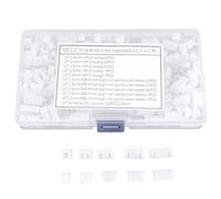 Kit di 500 connettori du Pont, kit connettore JST da 2,54 mm, che combina plastica ignifuga e alloggiamento in ottone connettore femmina per altoparlanti, monitor