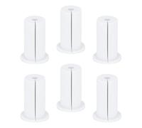 Kit di 6 passacavi in gomma da parete con boccola protettiva per router Ethernet Copertura del foro passante per installazione facile kit di instradamento dei cavi passano attraverso la copertura dei