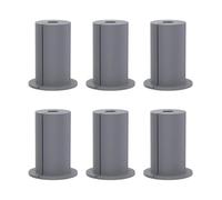 Kit di 6 passacavi in gomma da parete con boccola protettiva per router Ethernet Copertura del foro passante per installazione facile kit di instradamento dei cavi passano attraverso la copertura dei