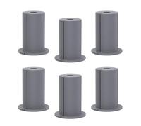 Kit di 6 passacavi in gomma da parete con boccola protettiva per router Ethernet Copertura del foro passante per installazione facile kit di instradamento dei cavi passano attraverso la copertura dei