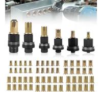 Kit di 6 pinze per rivetti e 60 dadi a pressione per installazione da M3 a M10 in metallo attrezzature agricole e retrofitting