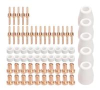 Kit di 65 pezzi di materiali di consumo per taglio al plasma Pt31 Cut30-50 per Parkside Rilon Jasic Mitech Chiry UNT Krypton Stamos Berlan Fullex per Cut 40 50 Ct312 Super160