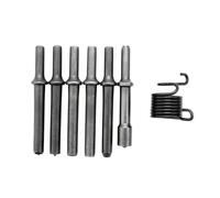 Kit di 7 utensili pneumatici for rivetti ad aria compressa for impieghi gravosi,Affidabilità a lungo termine