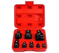 Kit di 8 adattatori per utensili elettrici in acciaio legato compatibile con aria per utensili IMPACT Cricchetti e chiavi elettriche per diverse operazioni di conversione