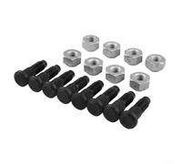 Kit di 8 bulloni e dadi per ruote 6709170 6564669 di ricambio per attrezzature pesanti compatibili con i modelli Bobcat Skid Steer 751 753 763 773 863 873 883 S130 S570 S770 S76 632