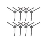 Kit di 8 spazzole laterali per robot aspirapolvere Cecotec Conga 7490 Home, X-Treme, Genesis, parti di ricambio in nylon e plastica per una pulizia efficace dei bordi e degli angoli in case con
