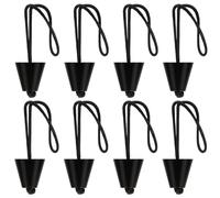 Kit di 8 tappi universali per kayak, in silicone, per kayak, accessori per kayak, con cordino, tappi per fori di scarico