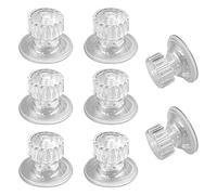 Kit di 8 ventose ad alta presa per tende da sole, kit di fissaggio laterale, in PVC, per camper, furgoni, barche, T5, camper (45 mm)